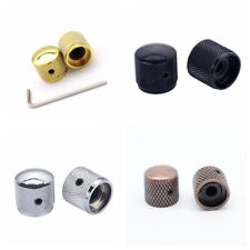 NEW 4 Pcs guitar knobs Metal Dome Tone Volume Speed Control Knobs With Wrench