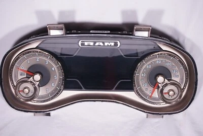 19 DODGE RAM 1500 LONG HORN SPEEDOMETER INSTRUMENT GAUGE CLUSTER 5.7L 68294059AI - Image 1 of 4