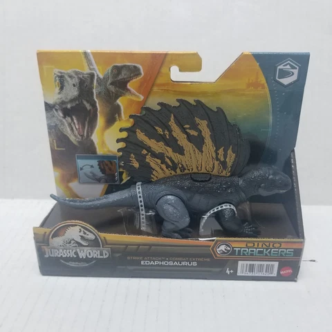 Jurassic World EDAPHOSAURUS Dino Trackers strike attack Figure new 2023 mattel Cover