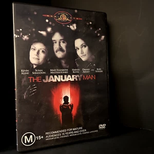 The January Man DVD 1989 Stars Kevin Kline & Susan Sarandon GC R4 - Picture 1 of 3