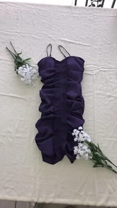 CALVIN KLEIN dress spaghetti strap ruffle party cocktail Sz 4 NWOT - Picture 1 of 6