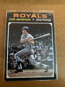 1971 Topps #103 Rich Severson Kansas City Royals Baseball Card