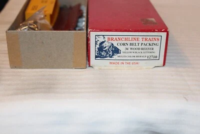 HO Scale Branchline, 36' Box Car, Corn Belt Packing, Yellow, #13731 - 12710 - Image 1 of 3