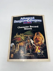 AD&D 2ND Edition Character Record Sheets - Bild 1 von 3