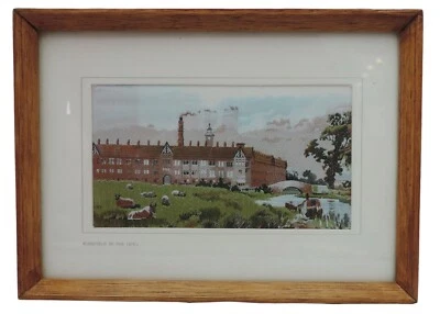 Cash's of Coventry Silk Woven Picture - Kingfield (Cash's factory) Coventry 1870 - Image 1 of 3