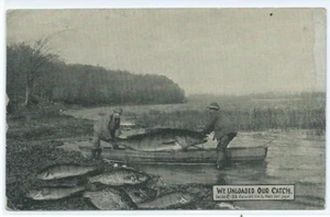 Bellaire Mi 1919 Poststempel Fischerei Postkarte - Bild 1 von 2