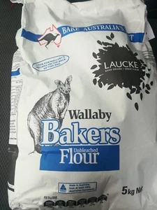 WALLABY WHITE BAKERS FLOUR 5KG BAKING MIX DESSERTS BREAD PIZZA DOUGH - FREE POST - Picture 1 of 2