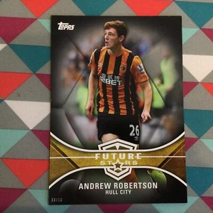 Andrew Robertson RC Future Stars 6/10 made 5x7 nero 2014-2015 Topps Premier - Foto 1 di 2
