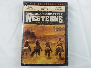 America's Greatest Westerns Vol. 5 (5-Disc Set) FACTORY SEALED ~ Roy Rogers, Etc - Picture 1 of 6