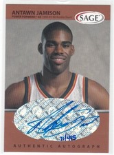 1999 Sage Bronze Auto #A26 Antawn Jamison 71/495 (T7)