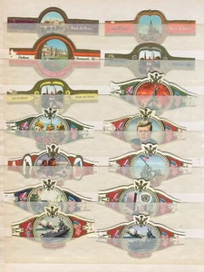 LOTE DE 14 BANDAS DE CIGARROS VINTAGE - DERK DE VRIES / WASHINGTON (0085-15) - Imagen 1 de 1