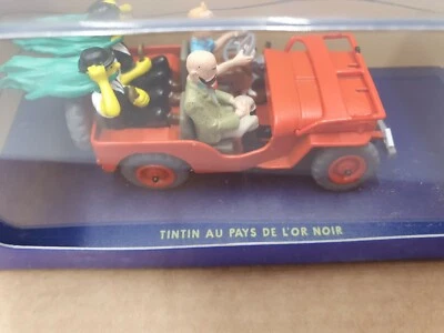 Miniature 1:43 Jeep Willys MB Tintin au pays de l'or noir Atlas En voit. Tinitin - Photo 1/2