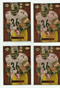 JEROME BETTIS 1998 COLLECTOR'S EDGE FOOTBALL TRIPLE THREAT INSERTS #22-LOT OF 4 - Picture 1 of 2