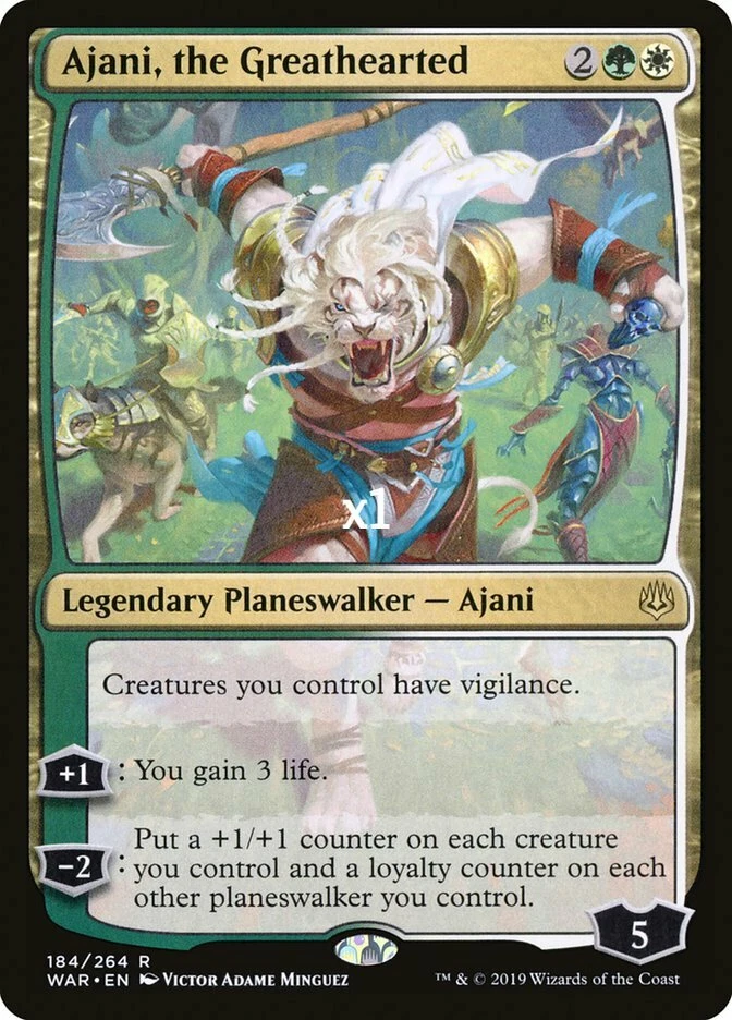 MTG War of the Spark WAR Ajani, the Greathearted MINT - Image 1 of 1
