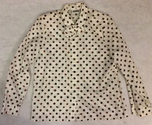 Vintage Womens Country Suburbans Shirt W/ Bow Tie Sz L 12 14 Paisley Button Down - Picture 1 of 12
