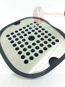 La Pavoni - Set OEM Vassoio gocciolamento plastica - 371104 e griglia a goccia cromata 324021 - Foto 1 di 4