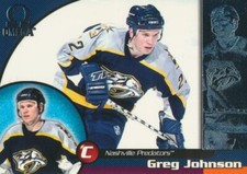 1998-99 Pacific Omega #129 GREG JOHNSON - Nashville Predators