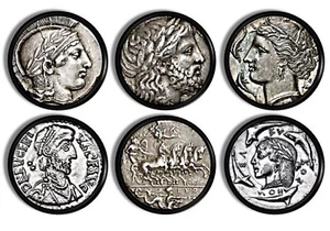 Old Coin Theme Cabinet Knobs Antique Currency Unique Money Print Drawer Pulls - Picture 1 of 8