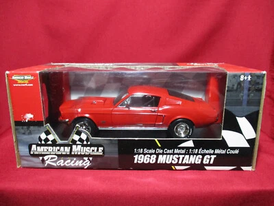 1:18 Scale 1968 Ford Mustang GT Racing American Muscle Ertl Authentics Model Car - Image 1 of 4
