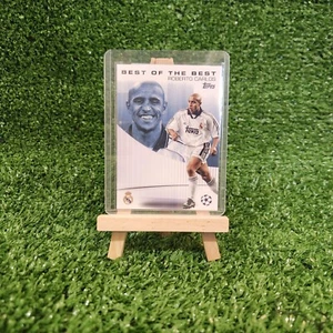 Roberto Carlos Topps UCC Flagship 2024 2025 Real Madrid Best Of The Best SP - Picture 1 of 2