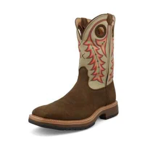 TWISTED X Men's 11" Horseman Style: MHM0024 WESTERN WORK BOOTS - Picture 1 of 6