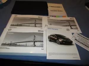 2013 BUICK VERANO OWNERS MANUAL NEW SET W/ CASE & INFOTAINMENT - Bild 1 von 1