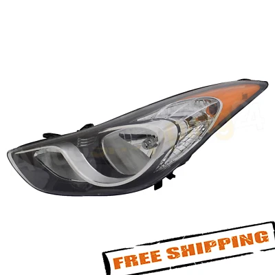 TYC 20-9454-00 Left Headlight Assembly for 2013-2014 Hyundai Elantra Coupe Foto 1 de 4