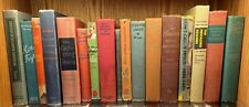 Lot of 10 Antique Vintage Books, 1800s - 1950s, for home decor, staging, reading