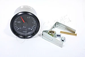 VDO pressione di carica strumento aggiuntivo indicatore di pressione meccanico 1,5 bar 52 mm 150-035-001G - Foto 1 di 2