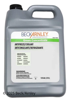 Refrigerante de motor/anticongelante Beck/Arnley 252-1001 Foto 1 de 4