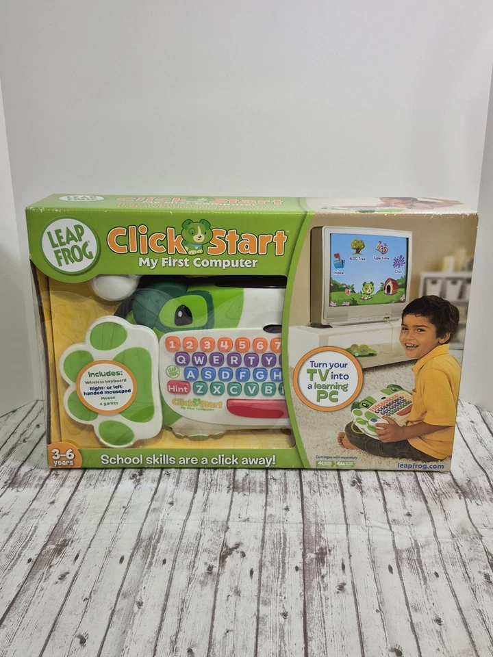 LeapFrog Clickstart My First Computer Wireless Keyboard New Sealed - Image 1 of 4