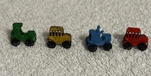 VINTAGE MINIATUR DRUCKGUSS METALL 4 STCK. ALTE ZEIT AUTOS JAPAN - Bild 1 von 6