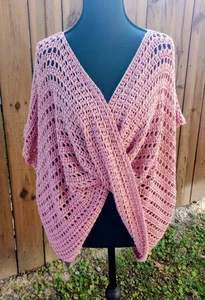 Handmade crochet shawl / wrap - Picture 1 of 6