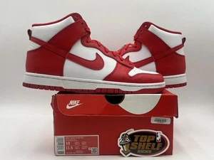 Nike Dunk High Championship Red 2022 Size 10 Authentic Skateboarding Trainer - Picture 1 of 11