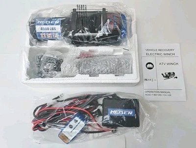 Kit de montaje de cabrestante eléctrico WEISEN 4500lb 12V para Honda Pioneer 500 520 2015-2025 Foto 1 de 4
