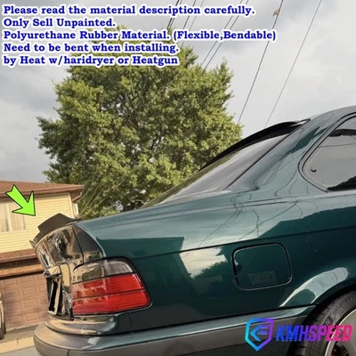 284VC Rear Duckbill Trunk Spoiler Wing Fits BMW 1991~1998 E36 / 1997~2003 E39 - Image 1 of 4