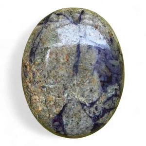 Piedra Que Sera o piedra de palma de ópalo azul empoderamiento, optimismo y energía tranquila - Imagen 1 de 5