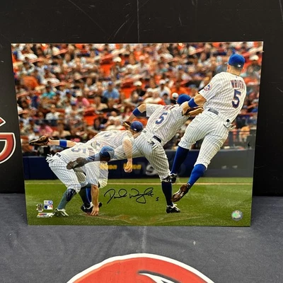 大卫·赖特签名 16X20 照片纽约大都会队亲笔签名美国职棒大联盟真品证明 — 第 1/3 张图片