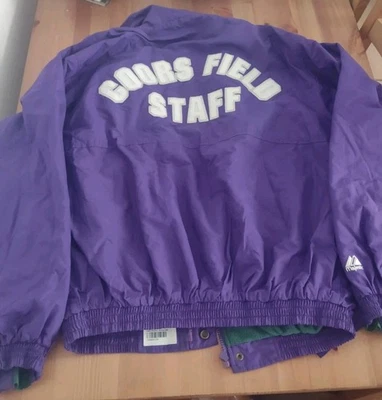 Chaqueta de Colección Años 90 Colorado Rockies Team Emitida Coors Field Staff Talla Hombres Mediana Foto 1 de 4