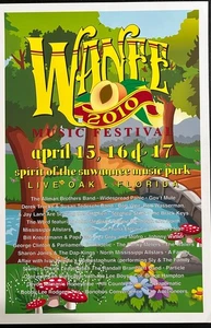 4 Wanee Festival posters. Allman Brothers always played. 2010,2011,2012,2013 - Picture 1 of 4