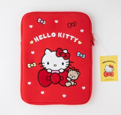 10" 11"  Sanrio Hello Kitty Tablet ipad Padded Pouch Sleeve Zipper Bag Case - Image 1 of 4