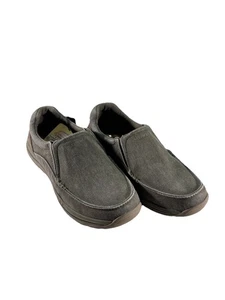 Skechers Herren 9,5 Expected Avillo Relaxed-Fit Khaki Slipper 64109/Grau Canvas - Bild 1 von 7
