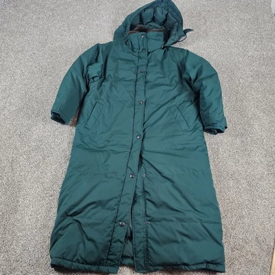 Abrigo Eddie Bauer Mujer Grande Verde Parka Trinchera Con Capucha Caminata Exterior Foto 1 de 4