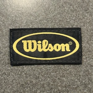 Vintage Wilson Baseball Fabric Embroidered Logo Sew On Patch Unique 1.5 x 3” - Picture 1 of 4