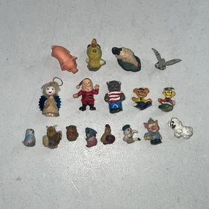 Lote de miniaturas vintage para casa de muñecas -- Papá Noel cerdos pollo pájaro Bert Ernie ++ - Imagen 1 de 5