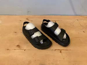 Sandalia gruesa Papillio Milano, cuero negro, talla 40/9 - 9,5 - Imagen 1 de 10