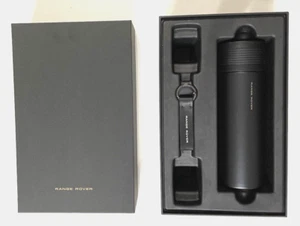 RANGE ROVER STAINLESS STEEL THERMOS FLASK BLACK 530ML WITH KEY CHAIN NEW IN BOX - Bild 1 von 2
