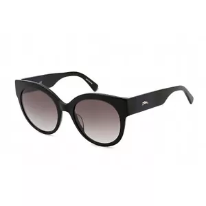 Longchamp Women's Sunglasses Black Plastic Cat Eye Full Rim Frame LO673S 001 - Picture 1 of 2