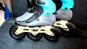 Powerslide my fit (FatBoy Medium) Boot Gr.40 mit Megacruiser 125mm Schiene - Bild 1 von 3