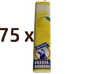 Ahoj Brause Stangen - Zitrone, 75 Stück, Candybar, Schulanfang,Kinder Geburtstag - Bild 1 von 1